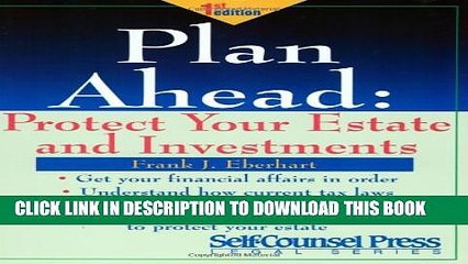 [PDF] Plan Ahead: Protect Your Estate and Investments (Legal Series) Full Online
