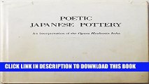 [PDF] Poetic Japanese pottery: An interpretation of the Ogura hyakunin isshu = [Niiyama Mitsuya