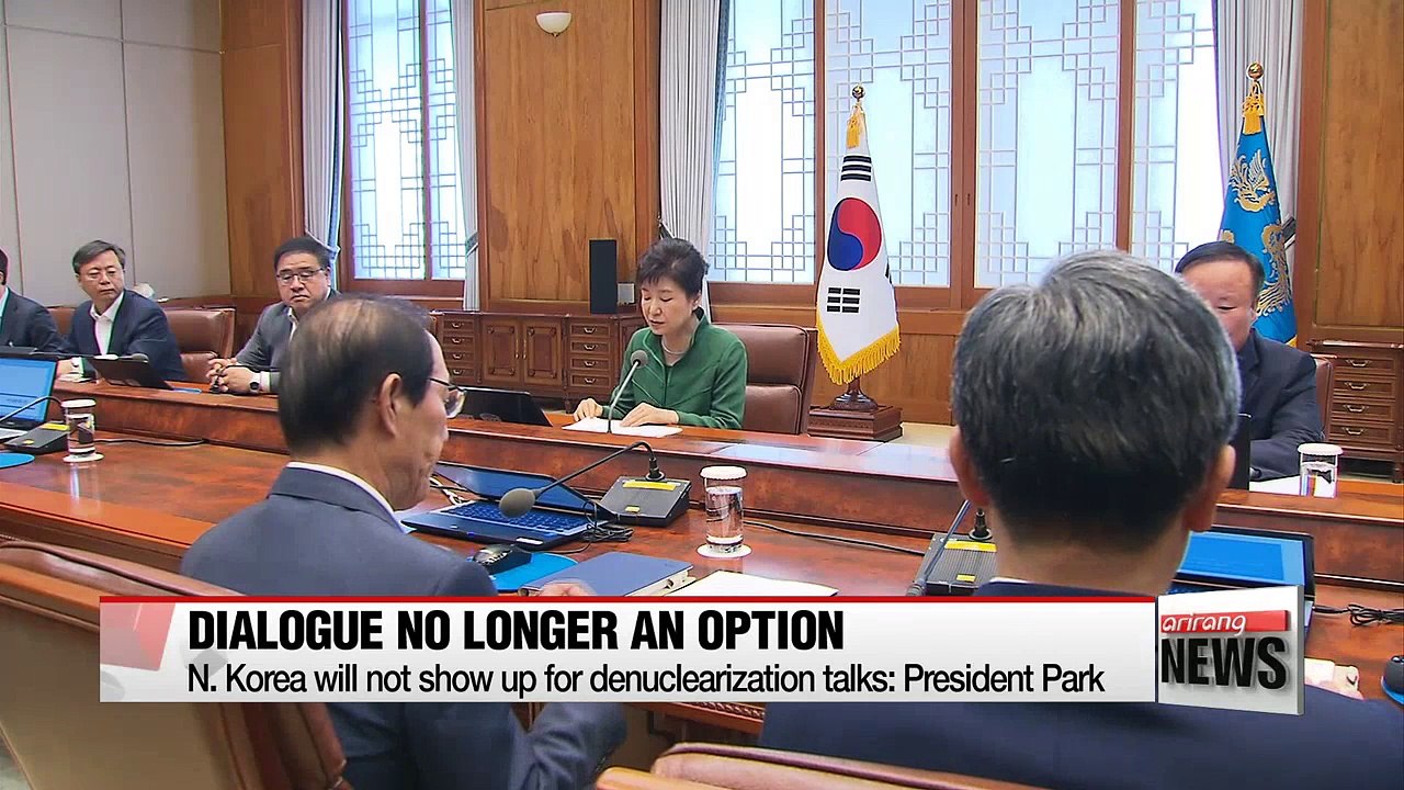N. Korea will no longer show up for denuclearization talks: President Park