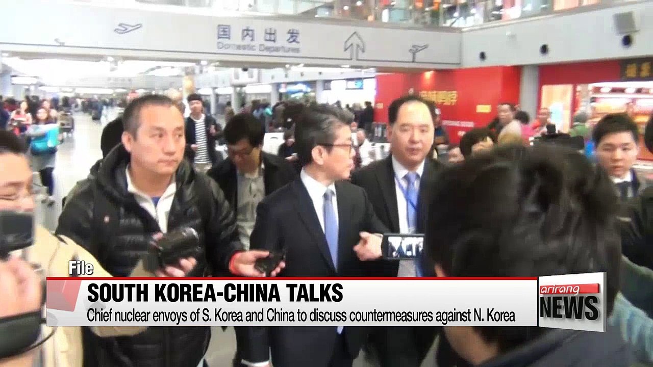 S. Korea, China to discuss countermeasures to pressure N. Korea