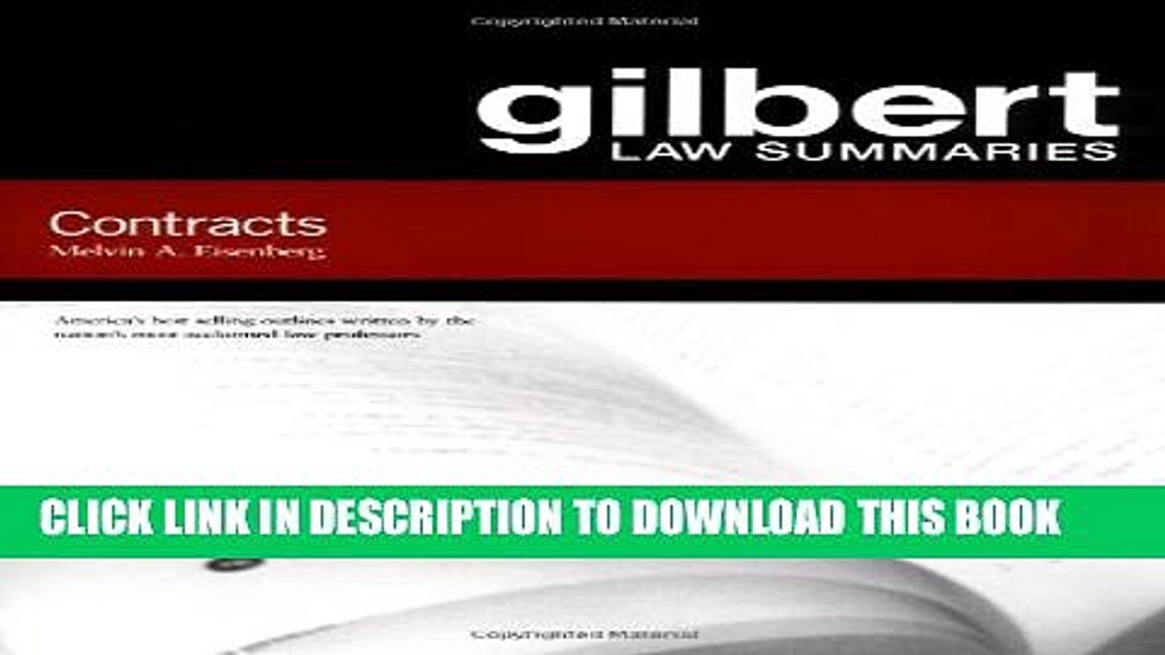 [PDF] Gilbert Law Summaries on Contracts [Full Ebook]