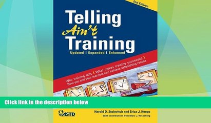 Big Deals  Telling Ain t Training  Best Seller Books Most Wanted