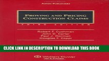 [PDF] Proving and Pricing Construction Claims (Construction Law Library) [Full Ebook]