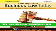 [PDF] Cengage Advantage Books: Business Law Today, The Essentials: Text and Summarized Cases