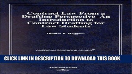 [PDF] Contract Law from a Drafting Perspective (American Casebook Series) [Online Books]