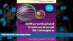 Big Deals  Differentiated Instructional Strategies Professional Learning Guide: One Size Doesn t