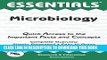 New Book Microbiology Essentials (Essentials Study Guides)