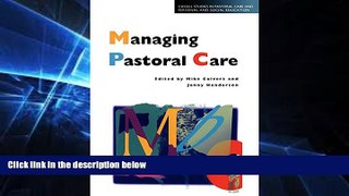 Big Deals  Managing Pastoral Care (Cassell Studies in Pastoral Care and Personal and Social