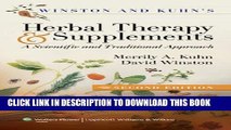 Collection Book Winston   Kuhn s Herbal Therapy and Supplements: A Scientific and Traditional