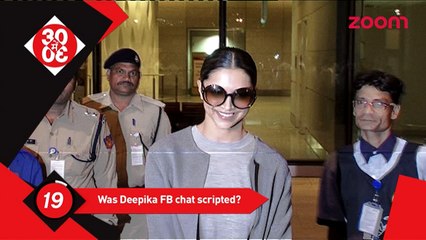 Was Deepika Padukone's Live FB Chat Scripted -Bollywood News-#TMT