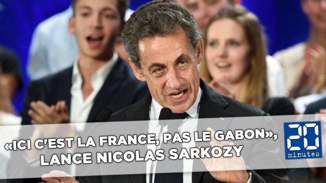 «Ici c'est la France, c'est pas le Gabon», lance Nicolas Sarkozy à des étudiants gabonais