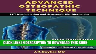 New Book Advanced Osteopathic Technique - Ppt Manipulation and Synergetic Bio-Mechanics
