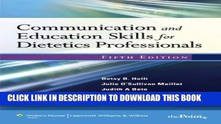 Collection Book Communication and Education Skills for Dietetics Professionals