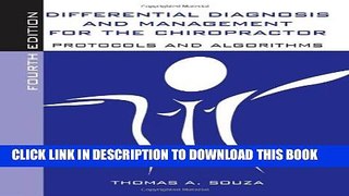 New Book Differential Diagnosis And Management For The Chiropractor: Protocols And Algorithms