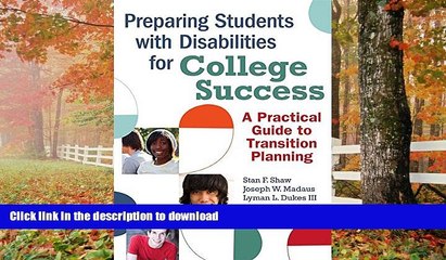 READ  Preparing Students with Disabilities for College Success: A Practical Guide to Transition