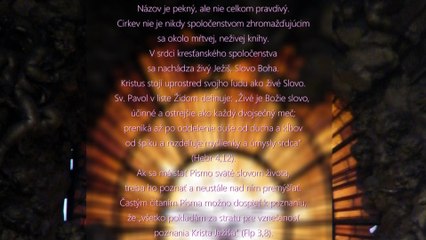 Poznaj Písmo, poznaj Krista Lk 1,1-4; 14-21