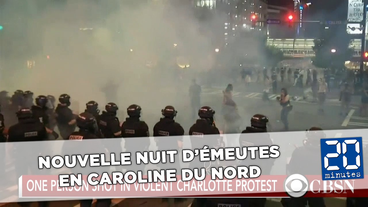Un manifestant blessé par balles en Caroline du Nord, l'état d'urgence décrété