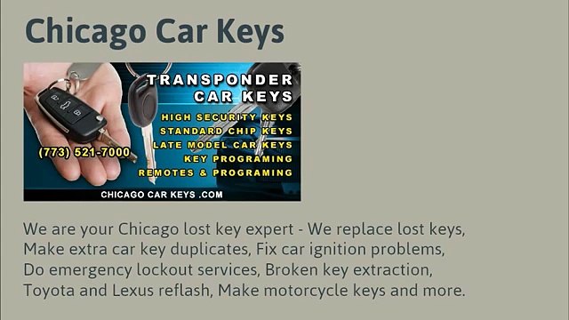 24 7 locksmith chicago