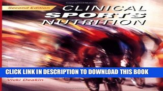 Collection Book Clinical Sports Nutrition