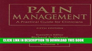 Collection Book Pain Management: A Practical Guide for Clinicians (Two-Volume Set)