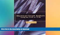 FAVORITE BOOK  Electrical Circuit Analysis Using the TI-85 or TI-86 FULL ONLINE