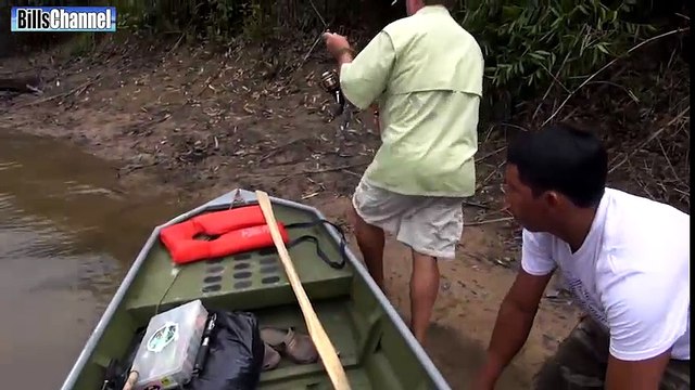 Bắt thủy quái trên sông Amazon