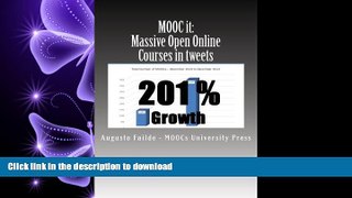 FAVORIT BOOK MOOC it: Massive Open Online Courses in Tweets: MOOCs grew 201% last year. Get up to