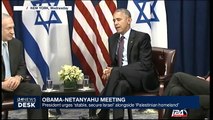Obama urges 'stable, secure Israel alongside Palestinian homeland'