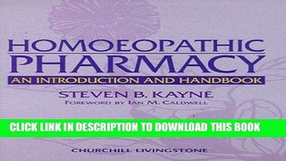 New Book Homoeopathic Pharmacy: An Introduction and Handbook, 1e