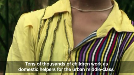 Myanmar child servants beaten and burnt