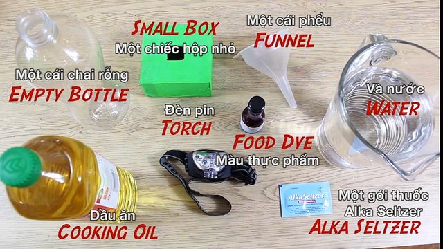 Khoa học - các thí nghiệm cực hay đơn giản có thể làm tại nhà