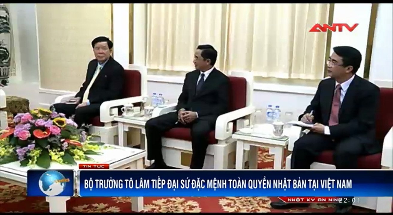 Bộ trưởng Tô Lâm tiếp Đại sứ Nhật Bản