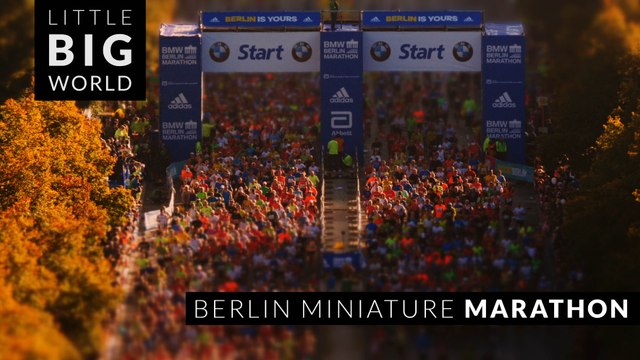 Berlin Miniature Marathon (4k -Time Lapse- Tilt Shift)