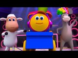 Bob The Train | Animal Sounds Song | Popular Nursery Songs For Children And Kids