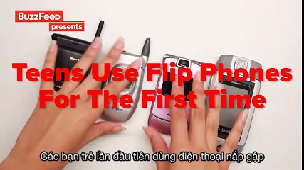 Lần đầu dùng thử điện thoại nắp gập