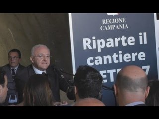 Descargar video: Napoli - Metro Sant'Angelo, riprendono i lavori: 