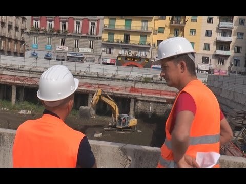 Napoli - Metro Piazza Garibaldi, sopralluogo al cantiere (21.09.16)