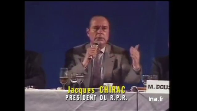 Jacques Chirac : « Le bruit et l'odeur... »