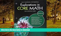 GET PDF  Holt McDougal Mathematics: Explorations in Core Math, for Common Core: Geometry FULL