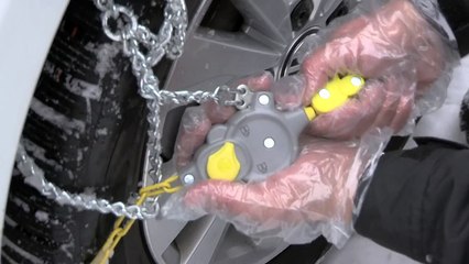 POLAIRE XL7 : passanger car snow Chain fiting - Chaine à neige tourisme montage