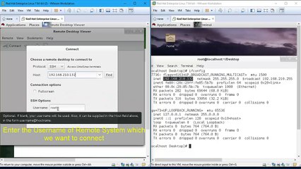 How to Remotely Access another PC in Redhat