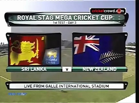Srilanka vs Newzealand 1st Test Day 3 2012 Short Highlights November 19
