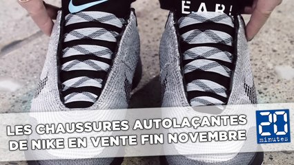 Les chaussures autolaçantes de Nike en vente fin novembre