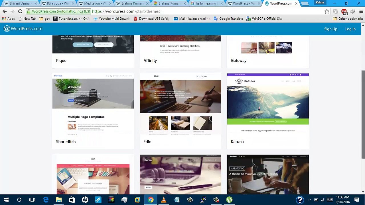 How to create a free website on Wordpress