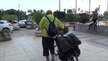 Mersin - İranlı Bisikletçi Akdeniz Turunda