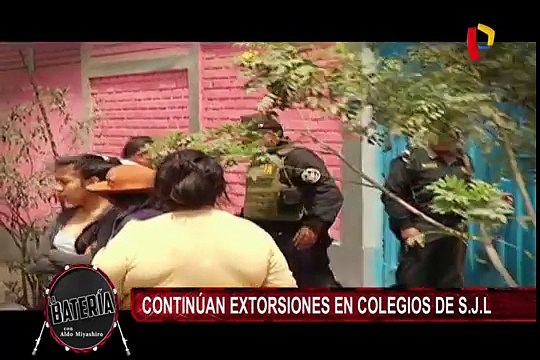 Continúan extorsiones en colegios de San Juan de Lurigancho