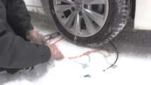 POLAIRE XP7: passanger car snow Chain fiting - Chaine à neige tourisme demontage