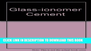 New Book Glass-Ionomer Cement