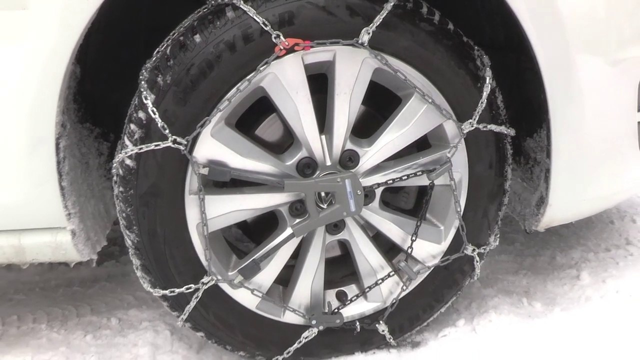 POLAIRE XK9 2016 : passanger car snow Chain fiting - Chaine à neige tourisme montage