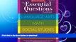 FAVORITE BOOK  The Essential Questions Handbook: Hundreds of Guiding Questions That Help You Plan